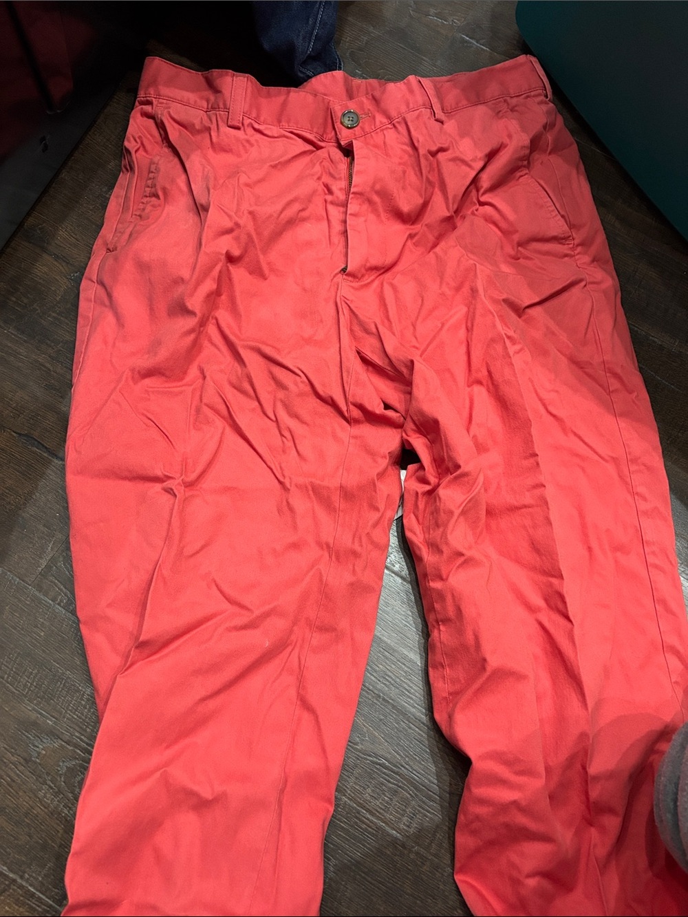 Brooks Brothers Coral-Red Chinos